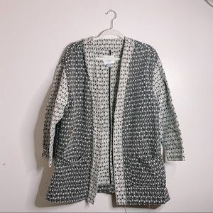 Old Navy Jacquard Open-Front Sweater Jacket